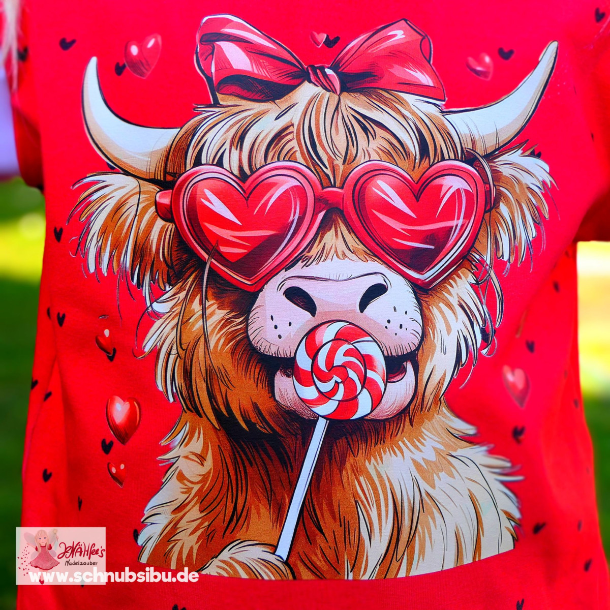 Bügelbild Lollipop-Cow
